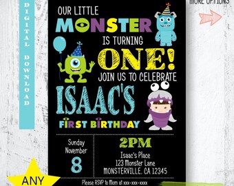 Monsters Inc Invite Etsy