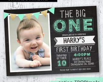1st birthday invitations boy etsy boy first birthday invitations