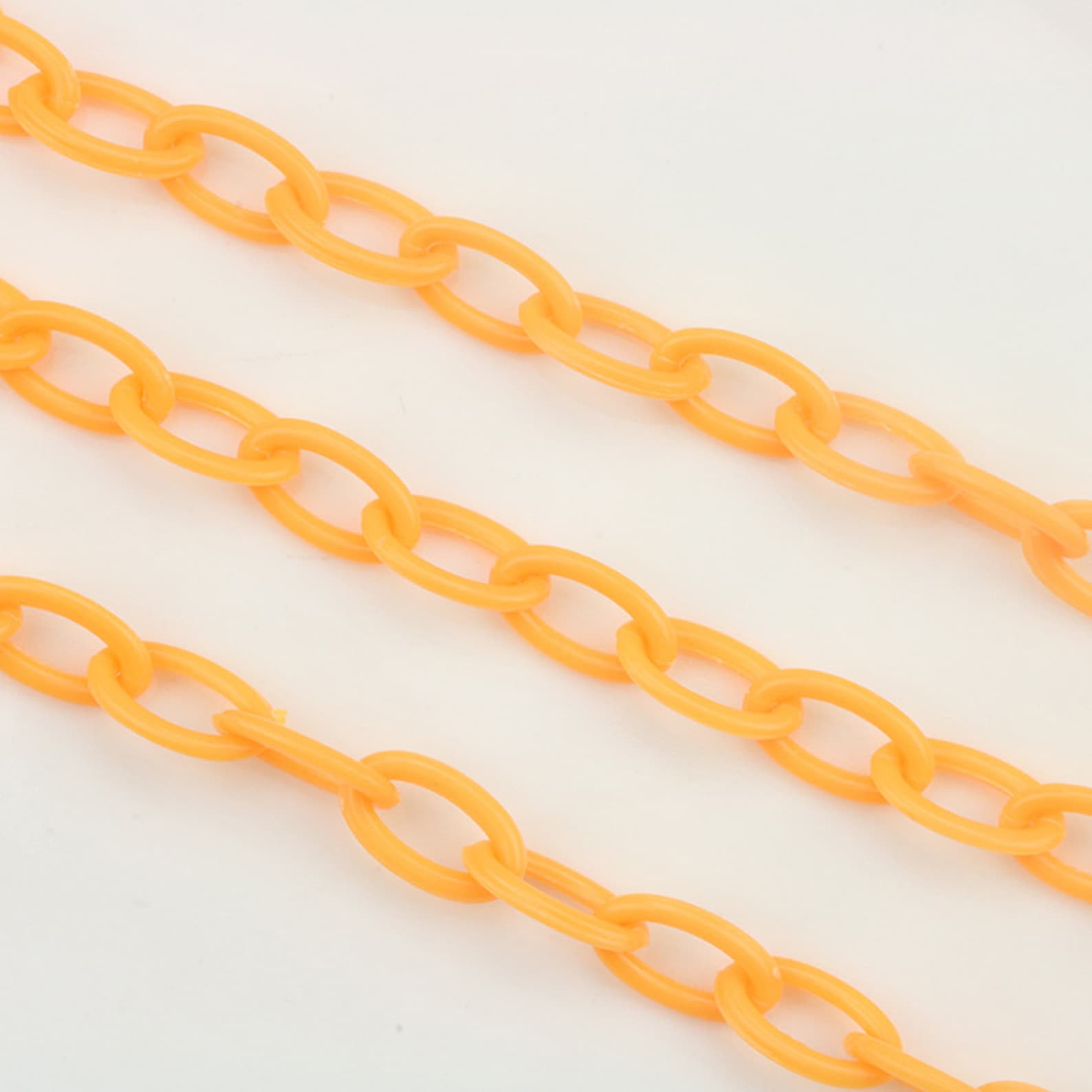 Small Plastic Chain 13x8 mm links 1.7 mm thick Craft Chain Etsy