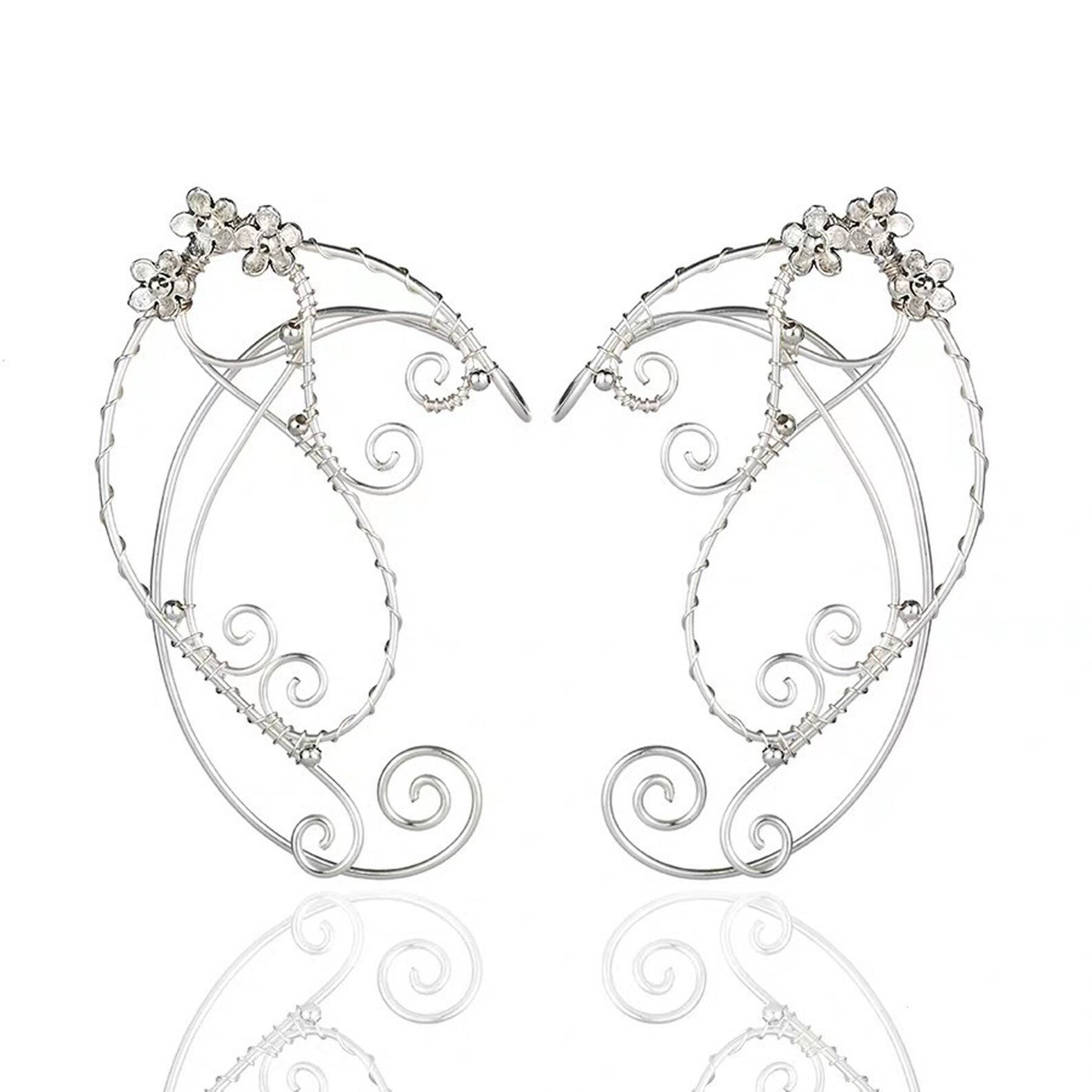 Elven Ears Earcuffs Elf Earselven Ear Cuff Elf Ear Cuff Etsy