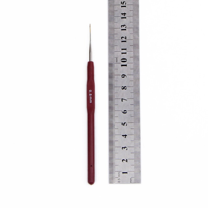 Rubber Handle Crochet Hook Set 0.51.9mm Crochet Hook Set Etsy