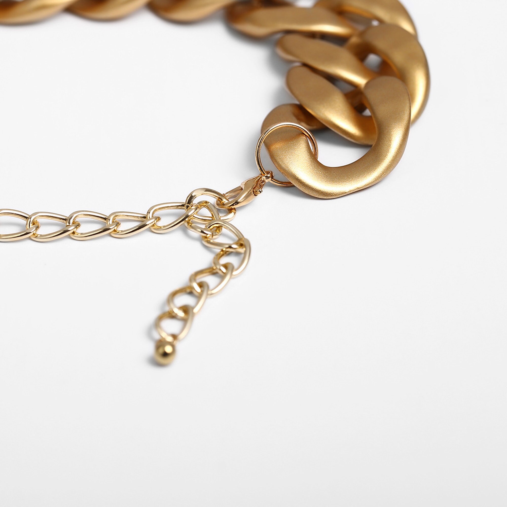 Chunky Polished Twisted Curb Link Chain Collar Choker Necklace Etsy