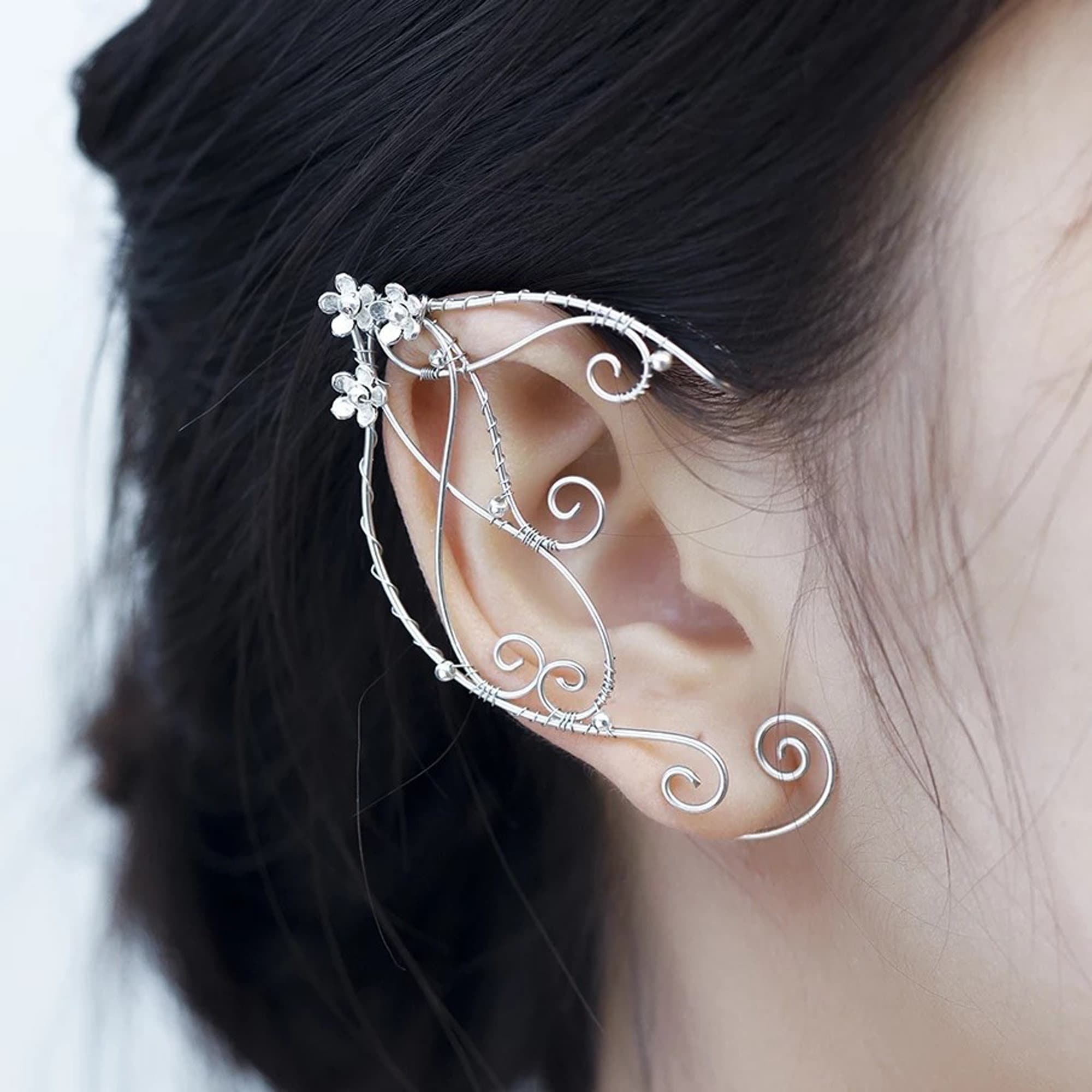 Elven Ear Elf Ear Cuff Handmade Clipon Earring Elven Cuff Etsy