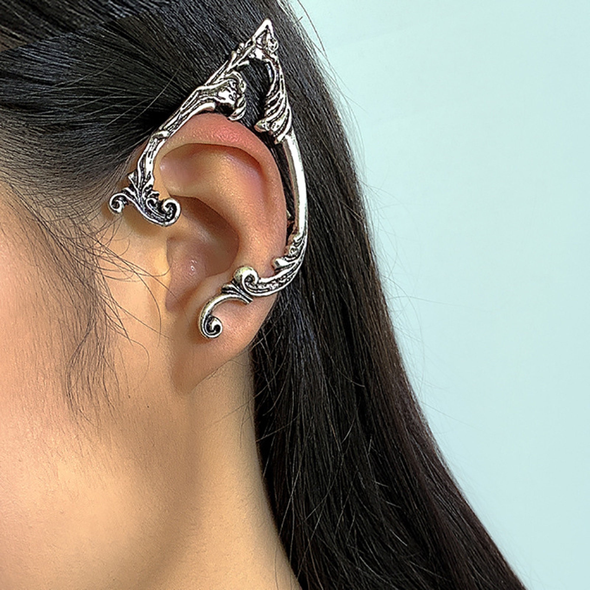 Badkamer Verlichten positie Goedkope Party Earcuff Goth Black Jewelry Ear Cuff Earring Punk Fairy Elf  Ear Clip No Piercing Kopen — Gratis Levering, Eerlijke Reviews Met Foto's —  Joom | Betterlifefg-women's Punk Elf Stud Earrings