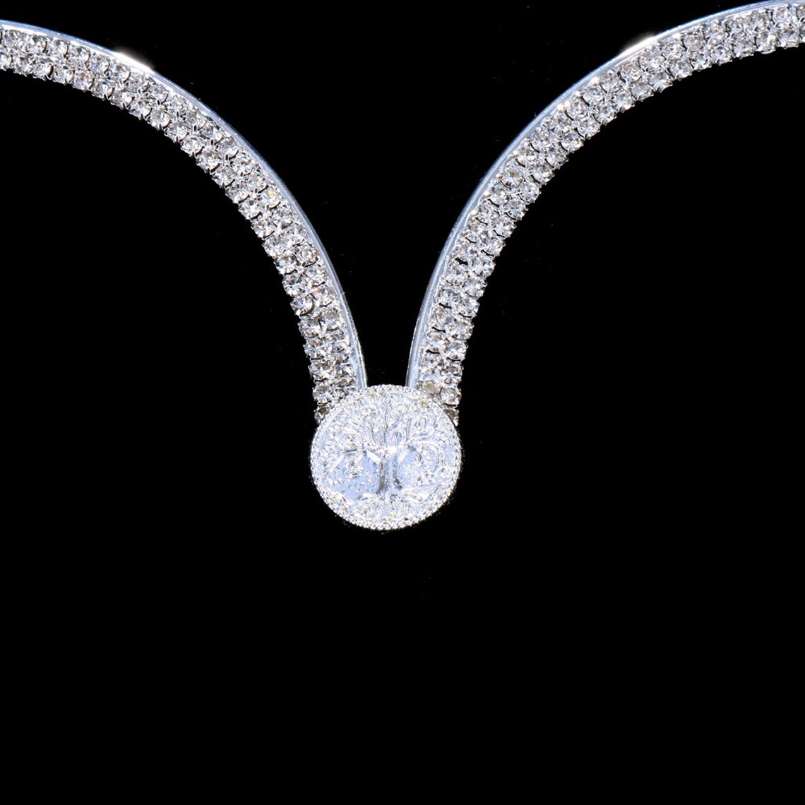 Crystal Rhinestone Chest Bracket Bra Chain Rave Coin Chest Etsy