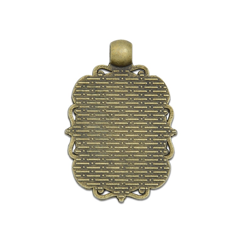 18x25mm Oval Pendant Tray Blank Base Cameo Cabochon Base Setting 30 M062 18x25mm Oval Pendant Tray Blank Base Cameo Cabochon Base Setting 30 M062