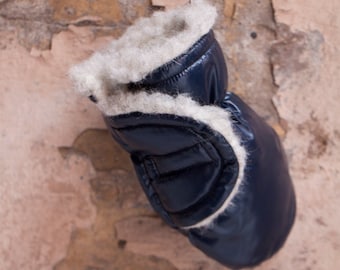 NEW!!!! Waterproof mittens/baby mittens/merino wool mittens/Baby mittens with silver gummy string