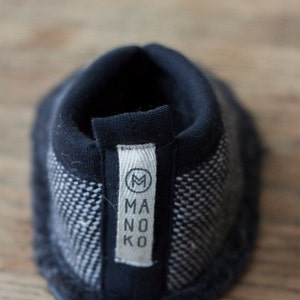 Merino wool slippers/ cinderella's slippers/Chess slippers image 2