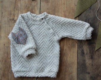 woollen jumper/jumper with patches/jumper with foxes