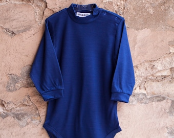 Virgin wool baby bodysuit/unisex woollen baby onesie/baby basics/toddles woollen base layer/324aw17