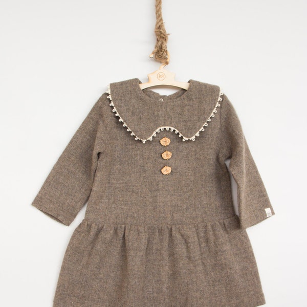 Woolen Party Wear Dresses For Baby Girl Winter Season Winter Party Wear  Dress For Girl Winter