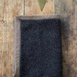 Super SALE!! Baby blanket/100% merino wool blanket/graphite blanket