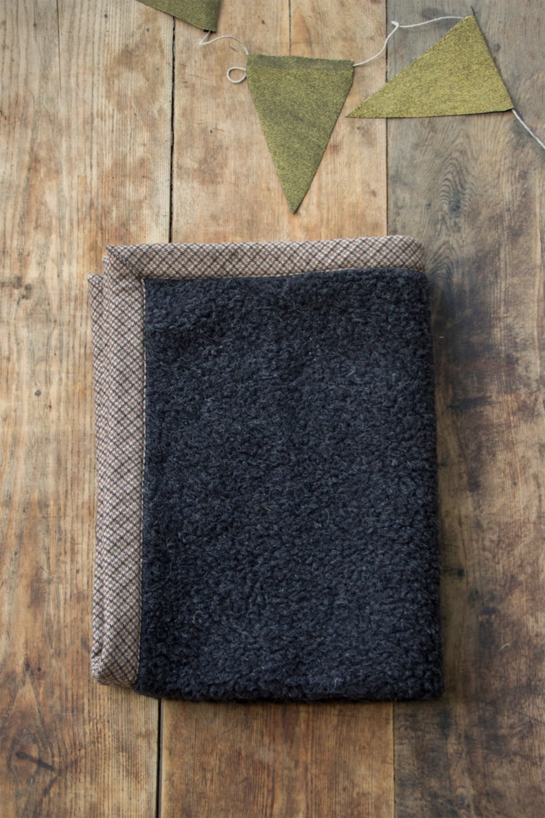 Super SALE Baby Blanket/100 Merino Wool Blanket/graphite Etsy