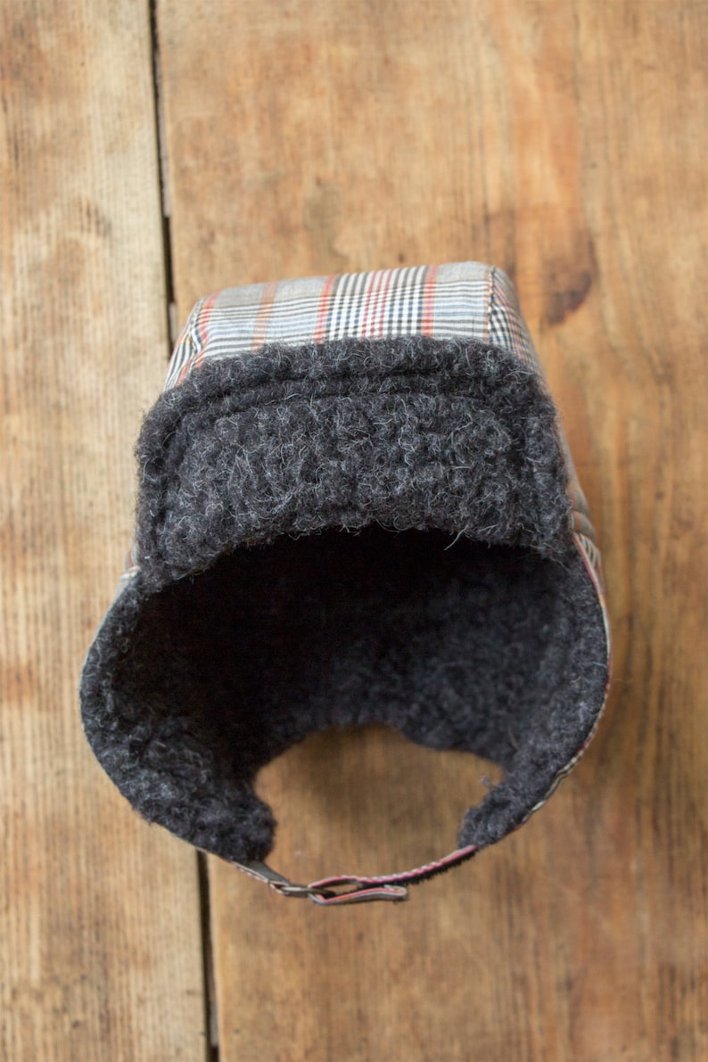Christmas SALE !!! Trapper hat Merino wool cap waterproof cap 106AW16