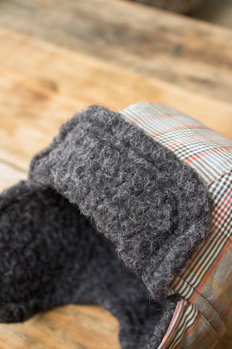 Christmas SALE !!! Trapper hat Merino wool cap waterproof cap 106AW16