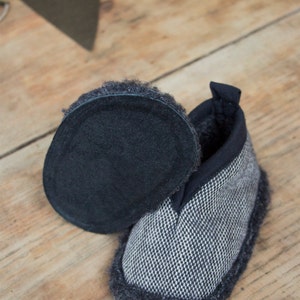 Merino wool slippers/ cinderella's slippers/Chess slippers image 4