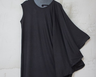 Girl dress/ girl summer dresses/ girl rayon dress/little girl dress/ asymmetric girl dress