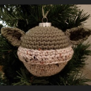 Little Green Alien Ornament