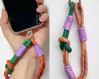 Cordino Da Polso In Nylon Nero Universale Per Cellulare, Fotocamera, Portachiavi, Lanyard