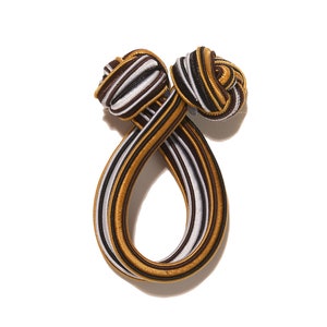 Dolly Hair Tie 007B Chocolate Layer Cake - Ponytail Holder Hair Elastic