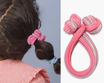 Dolly Hair Tie 015B Strawberry Jelly - Ponytail Holder Hair Elastic