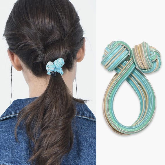 アクセサリー READYMADE Hair Tie Dolly Hair Tie 031B Sweet Mint Taffy - Ponytail Holder Hair