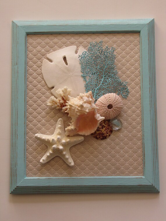 Seashell Wall Decor Seashell Wall Art Beach Decor Shell Wall Etsy