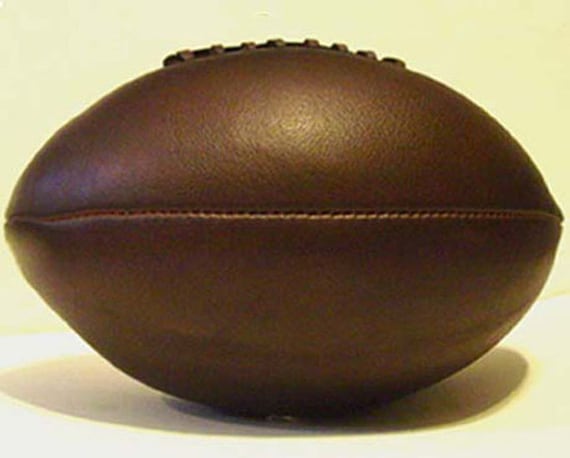 1920 Antique Style Leather Melon Football Rare First Passing Ft