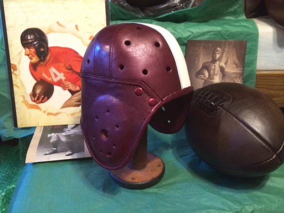1940 Texas A&M and Mississippi State Style Leather Football Helmet - Etsy 1940 Texas A&M and Mississippi State Style Leather Football Helmet - Etsy