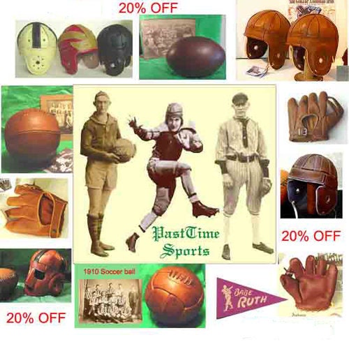 30s football helmet Vintage Leather Today's Tidbit... 1935 GoldSmith Sports