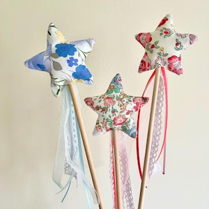 Personalised fairy wand for kids, personalised magic wand, flower girl wand, princess wand, birthday wand, wishing wand, soft play wand