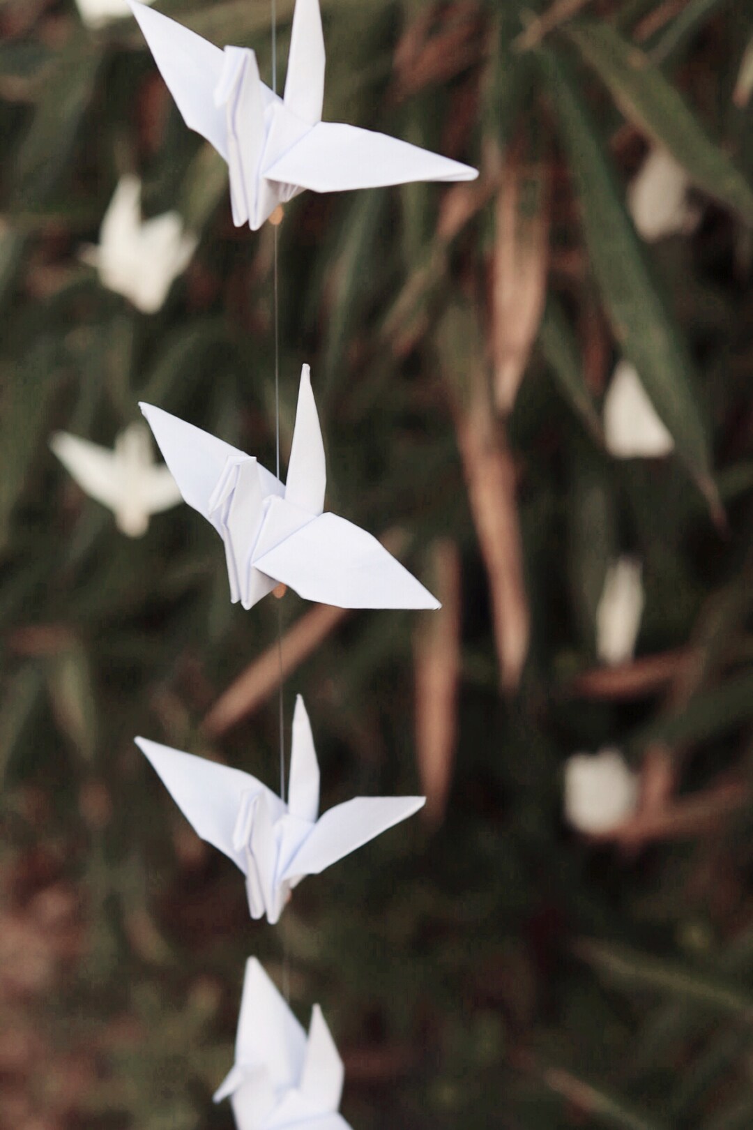 Origami Crane Garland: 100 Paper Birds Mobile, Wedding Backdrop - Etsy