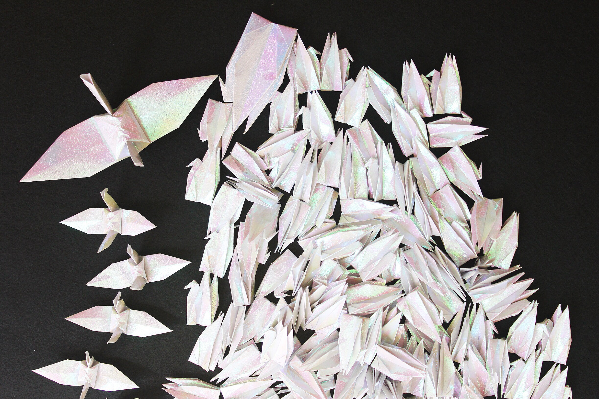 200 origami cranes-10 strands-set of 20-wedding backdrop