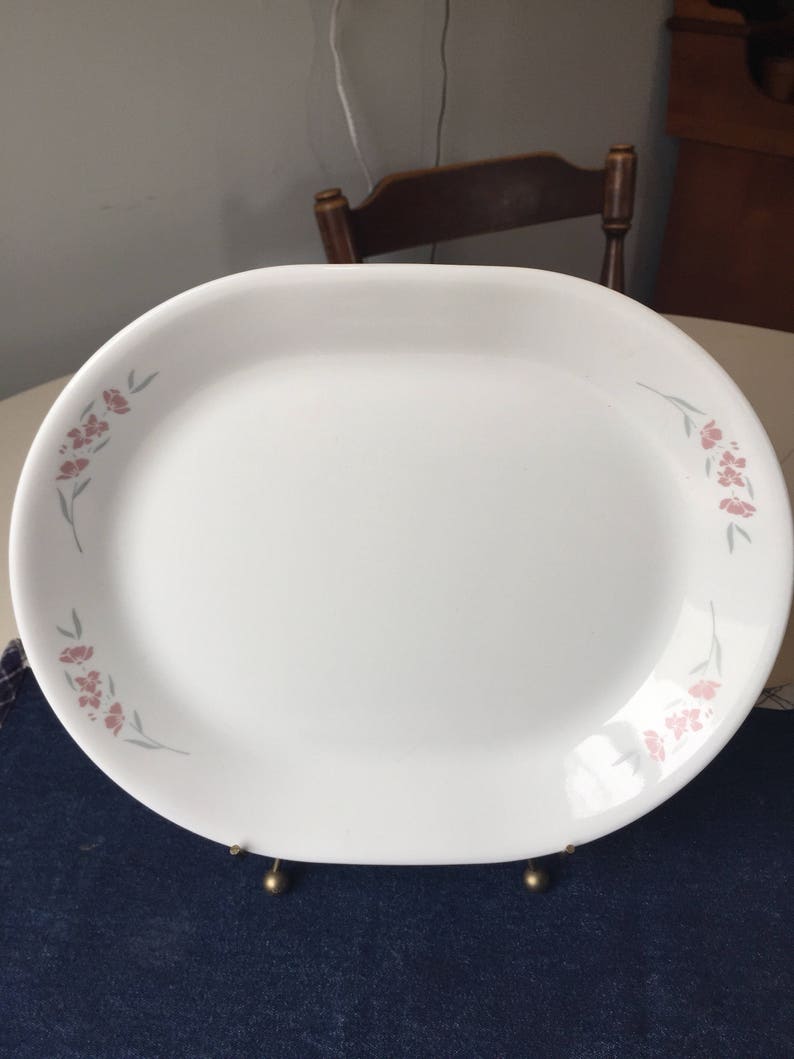 Corelle Platter in the Silk Blossoms Pattern. | Etsy