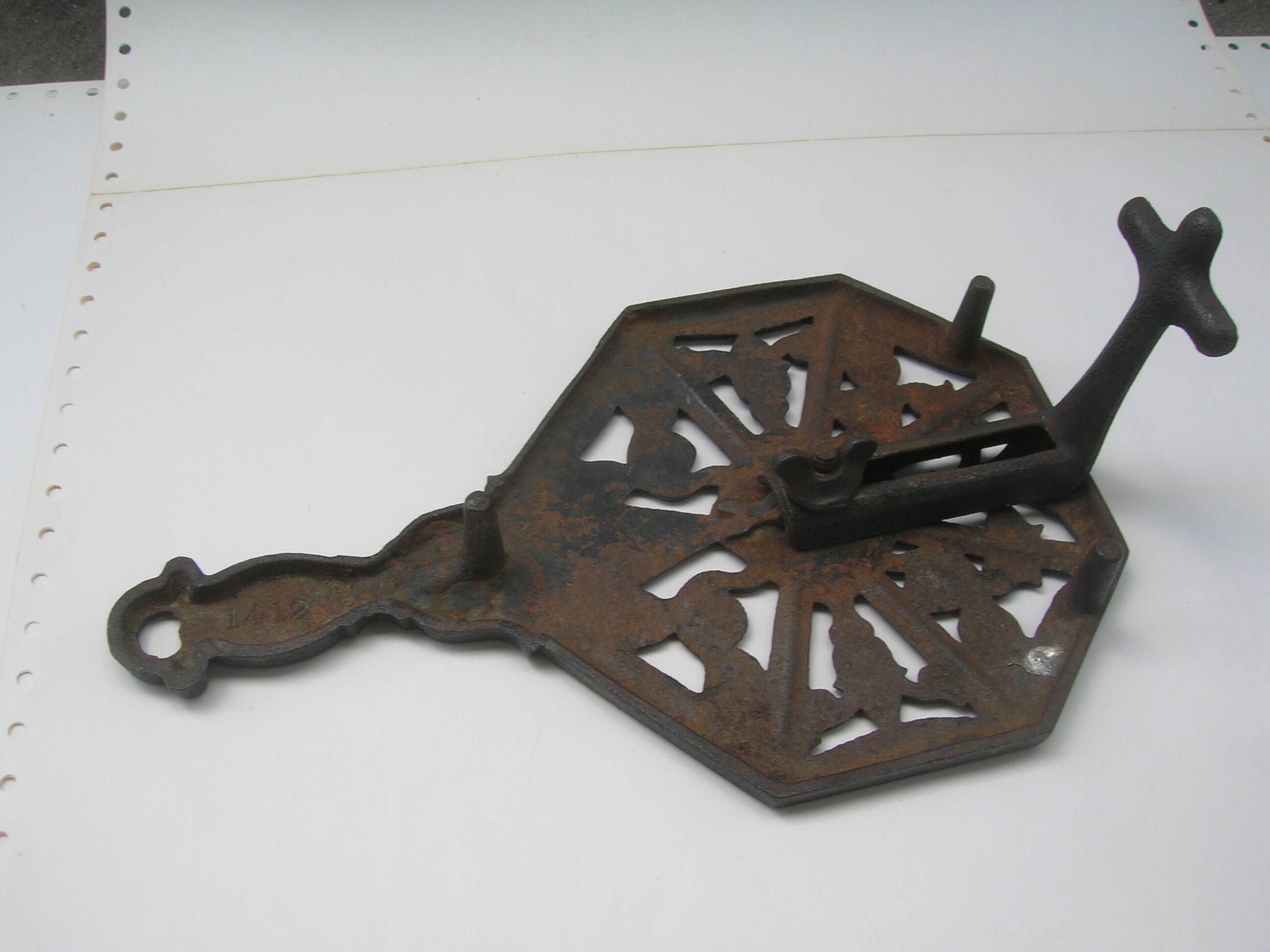 Vintage Cast Iron Trivet Hot Pan Stand With Adjustable Etsy UK