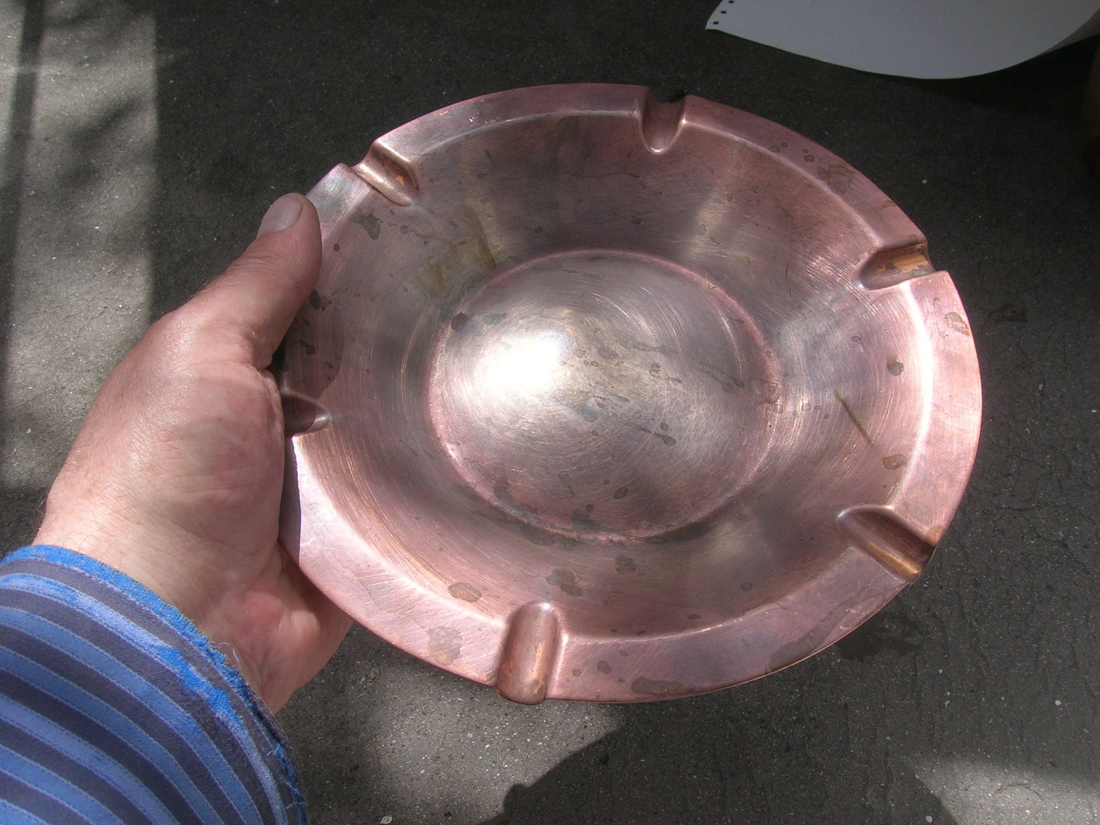 Large Vintage Copper Ashtray by African Art Limited Zambia 8 Etsy