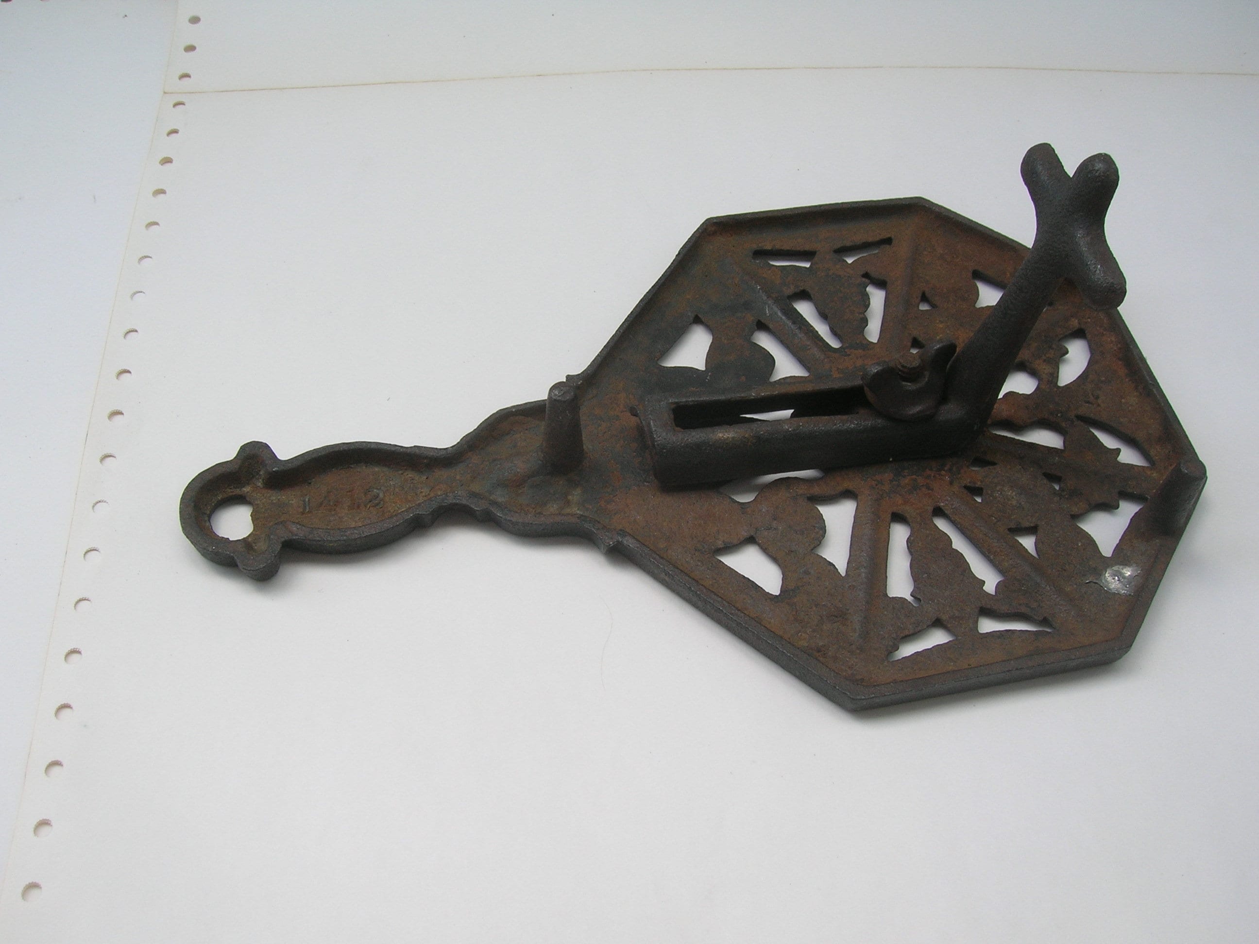 Vintage Cast Iron Trivet Hot Pan Stand With Adjustable Etsy UK