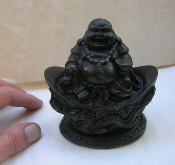 Resin Ho Tei Buddha Incense Burner Resin Ho Tei Buddha Incense Burner