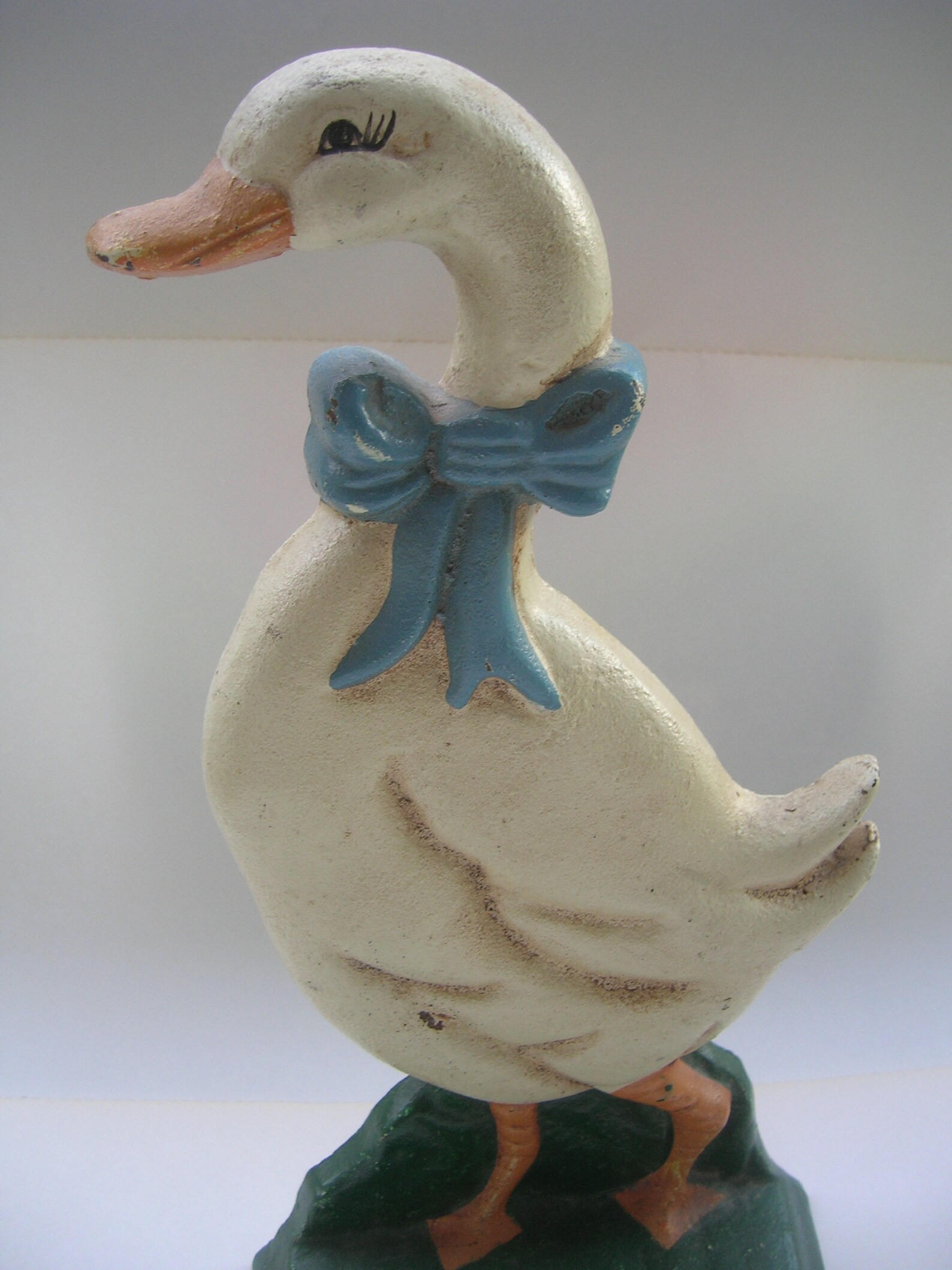 Vintage Cast Iron Duck in a BowTie Doorstop Bookend 22 cm Etsy