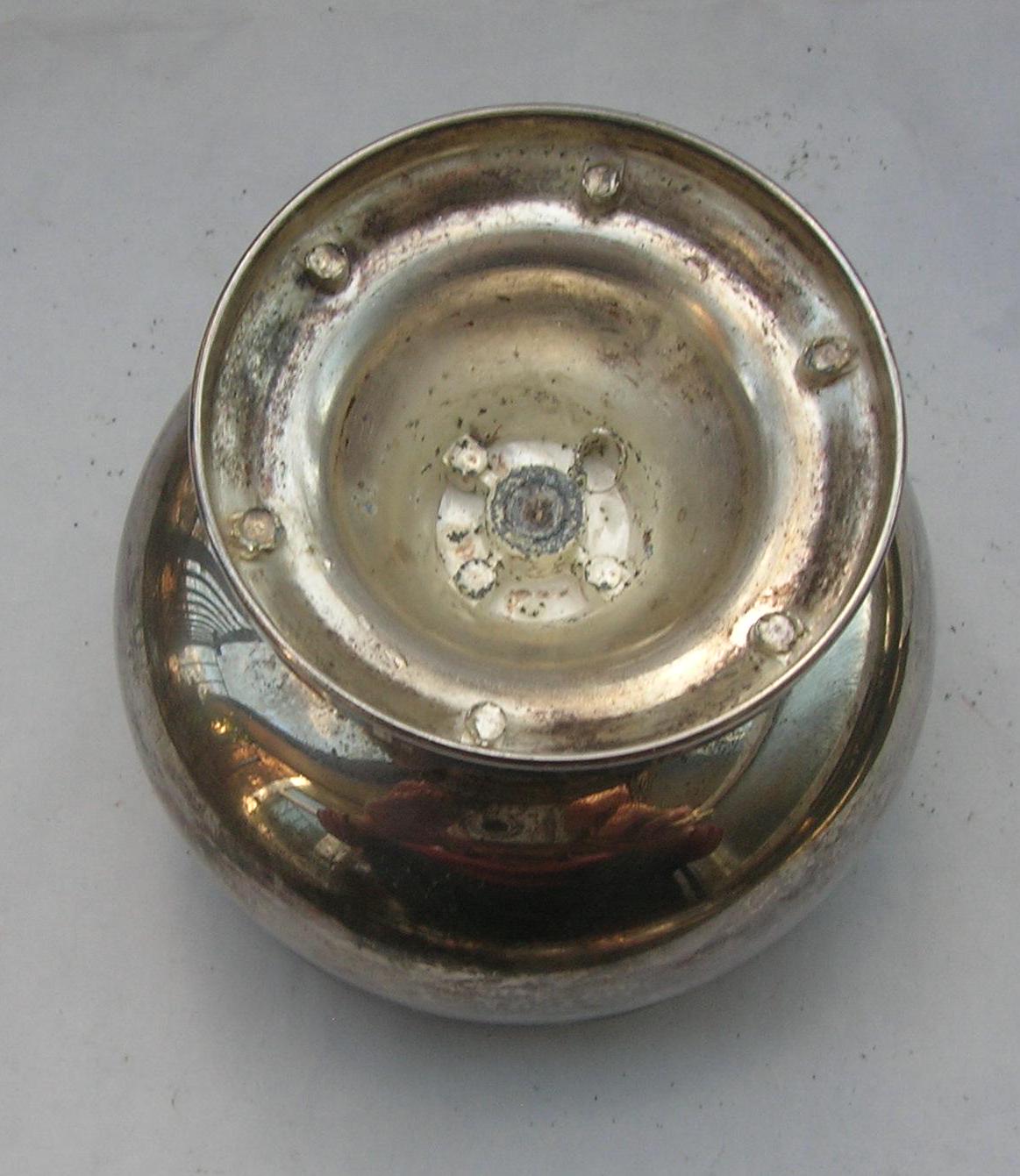Small Vintage Rose Bowl, Silver Plate by Ianthe of England (9.5 Cm
