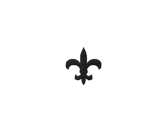 Fleur de lis embroidery design download - 4x4 hoop size only