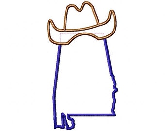 Alabama Cowboy Hat - Etsy
