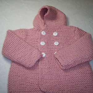 Hooded Baby Sweater