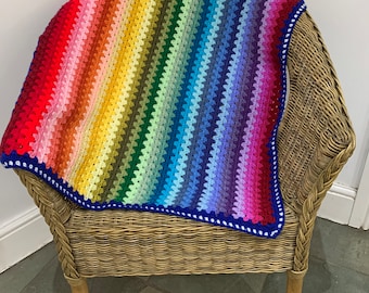 Rainbow Bright Mini Blanket