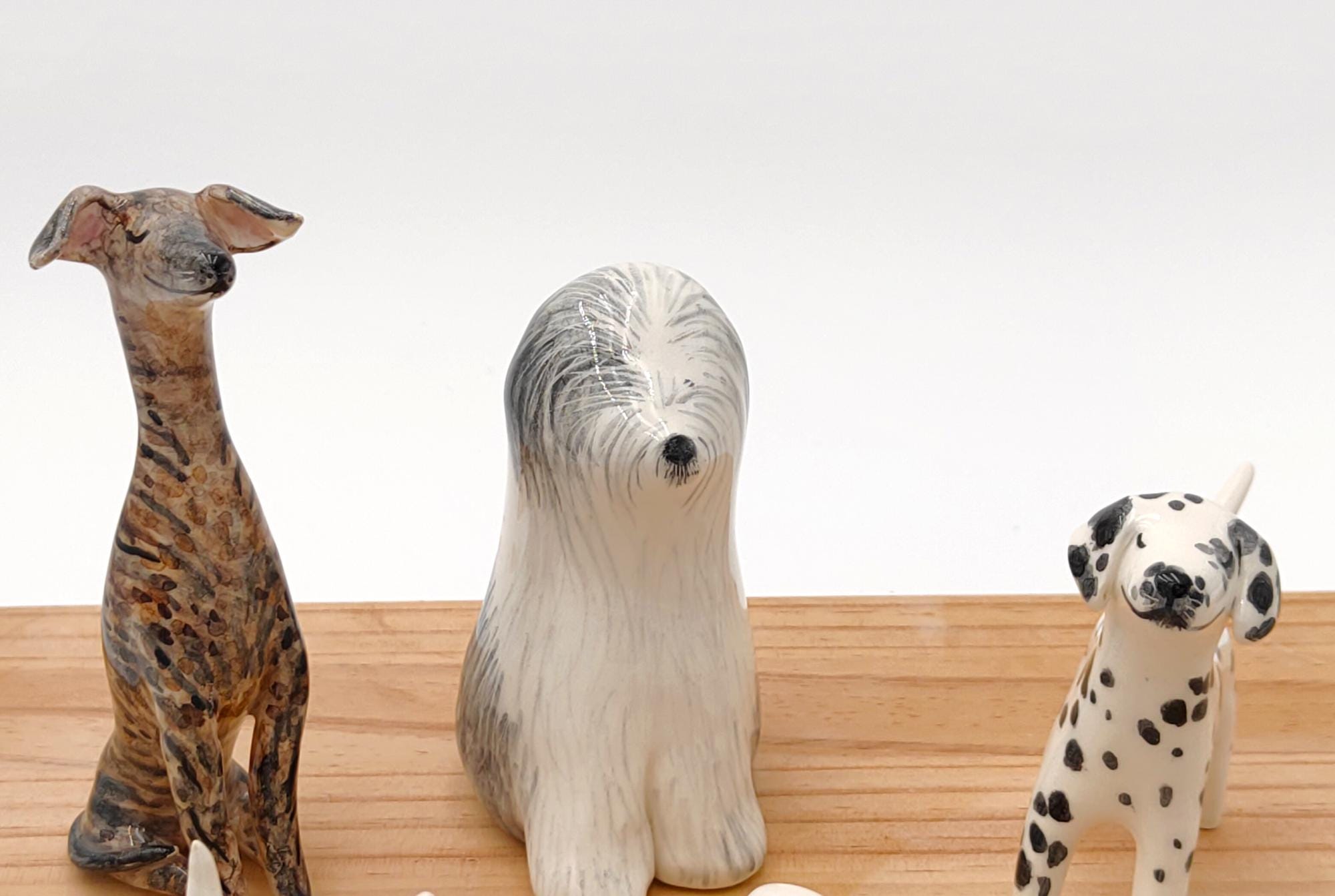 陶器で出来た犬の置物 様々な犬種の陶器製犬置物6体セット。オーダーメイド - Etsy 日本