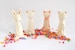 Funny Ceramic Figures, Completely Customizable, with Shapes of Bear, Fox, Cat or Easter Bunny. Ready To Ship 