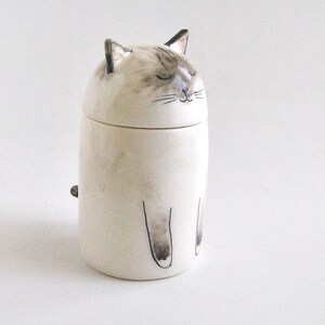 Personalized Cat Urn with Semi-spherical cover, with Name or without Name. Special Memory. Multipurpose Box. Made To Order image 7