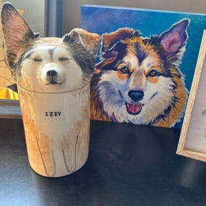 Personalized Dog Urn with Semi-spherical cover, with Name or without Name. Special Memory. Multipurpose Box. Made To Order image 13