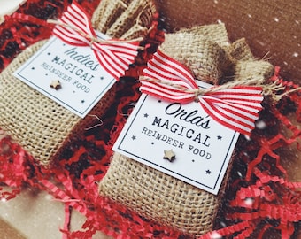 Magical Reindeer Food For Santa's Reindeer On Christmas Eve, Christmas Tradition, Magical Christmas