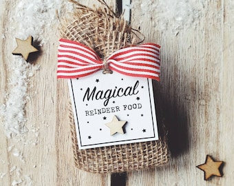 Magical Reindeer Food For Santa's Reindeer On Christmas Eve, Christmas Tradition, Magical Christmas